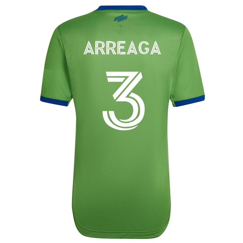 Niño Camiseta Xavier Arreaga #3 Verde 1ª Equipación 2023/24 La Camisa México