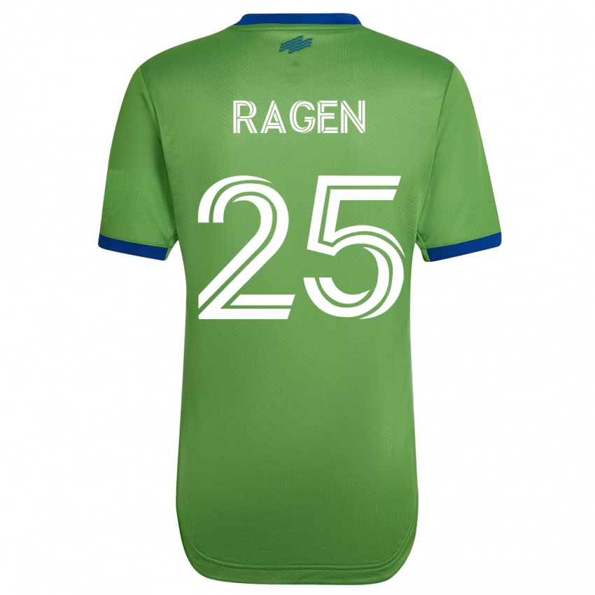 Niño Camiseta Jackson Ragen #25 Verde 1ª Equipación 2023/24 La Camisa México