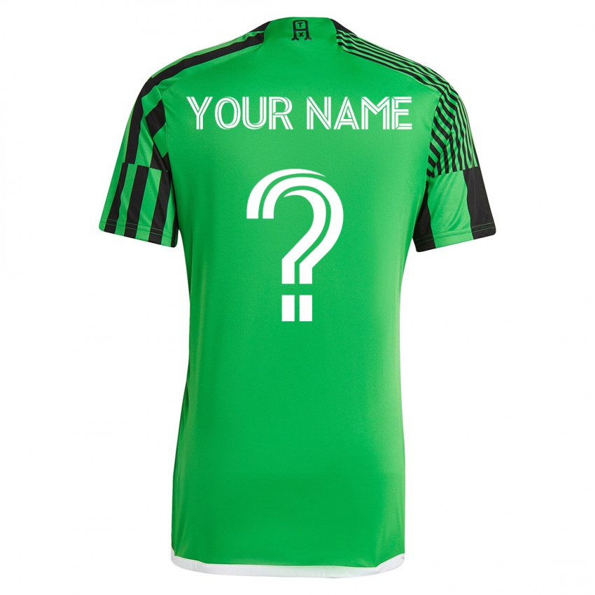 Niño Camiseta Su Nombre #0 Verde Negro 1ª Equipación 2023/24 La Camisa México