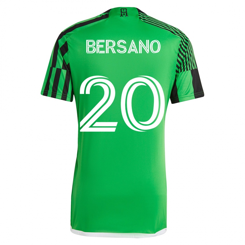 Niño Camiseta Matt Bersano #20 Verde Negro 1ª Equipación 2023/24 La Camisa México