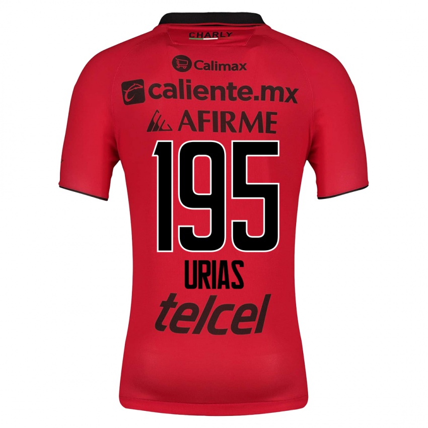 Niño Camiseta Héctor Urías #195 Rojo 1ª Equipación 2023/24 La Camisa México