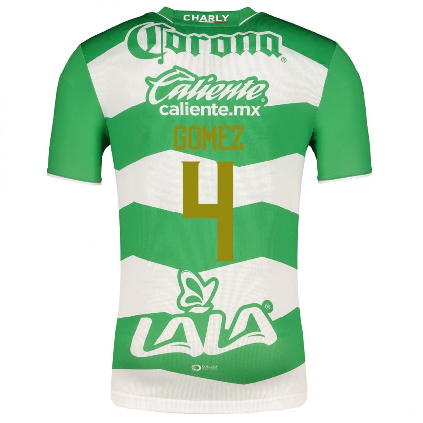 Niño Camiseta Alejandro Gómez #4 Verde 1ª Equipación 2023/24 La Camisa México