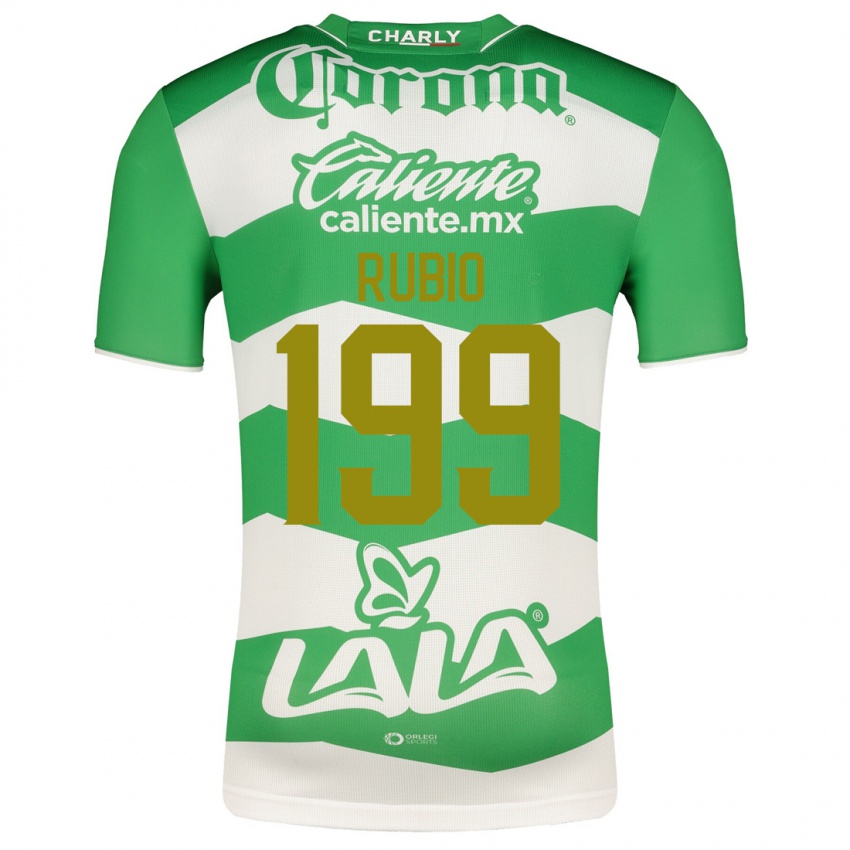 Niño Camiseta Ronaldo Rubio #199 Verde 1ª Equipación 2023/24 La Camisa México