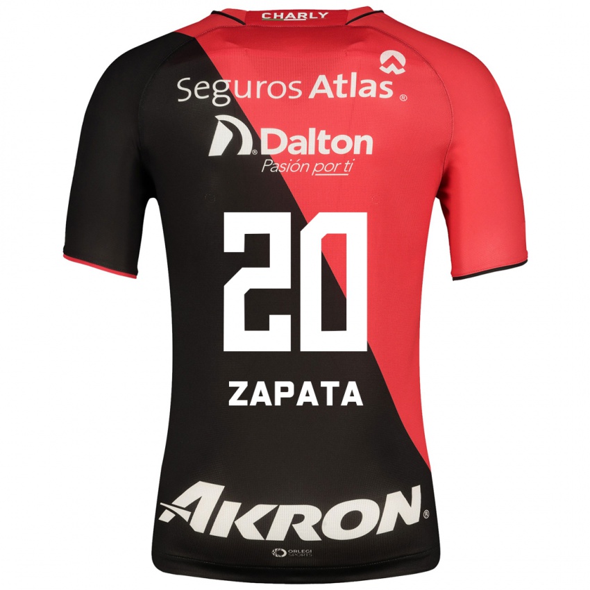 Niño Camiseta Juan Zapata #20 Negro 1ª Equipación 2023/24 La Camisa México