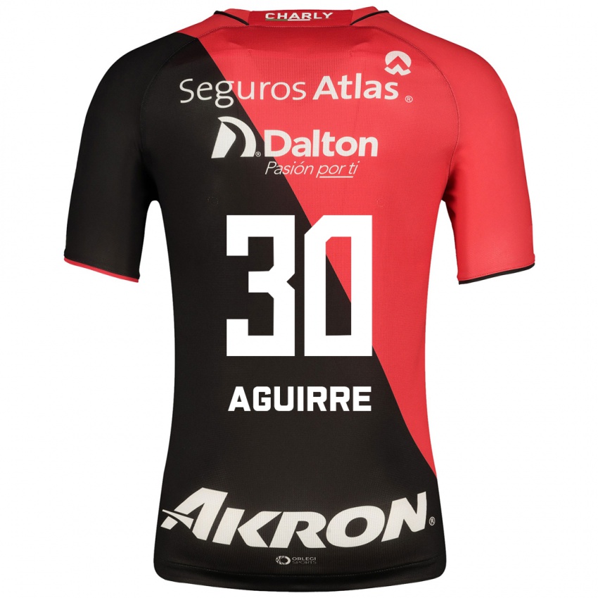 Niño Camiseta Eduardo Aguirre #30 Negro 1ª Equipación 2023/24 La Camisa México
