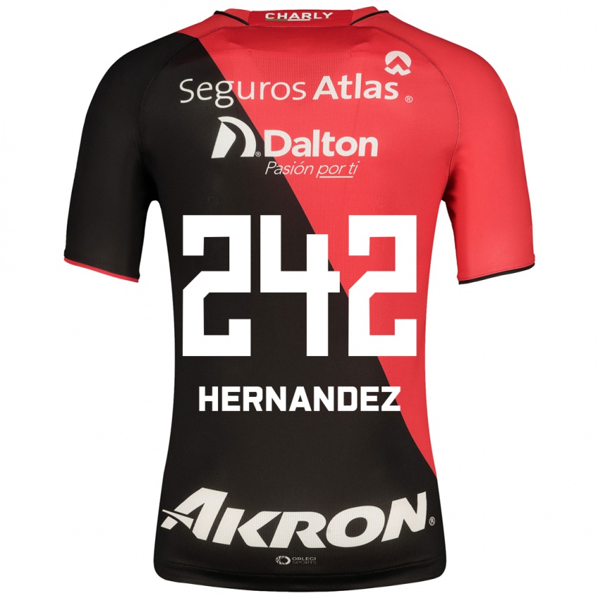 Niño Camiseta Miguel Hernández #242 Negro 1ª Equipación 2023/24 La Camisa México