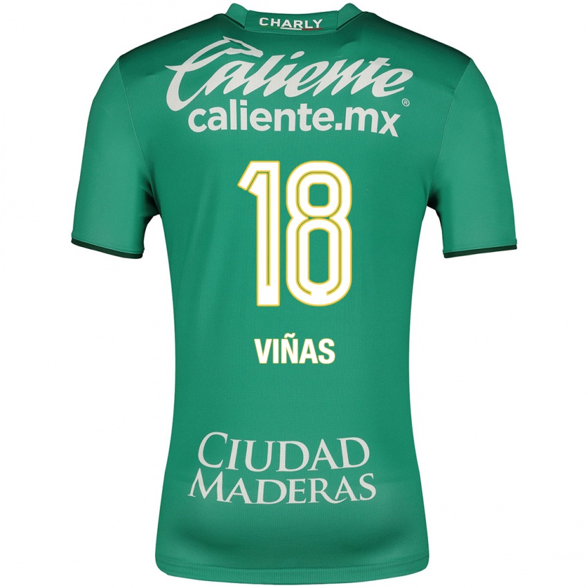 Niño Camiseta Federico Vinas #18 Verde 1ª Equipación 2023/24 La Camisa México