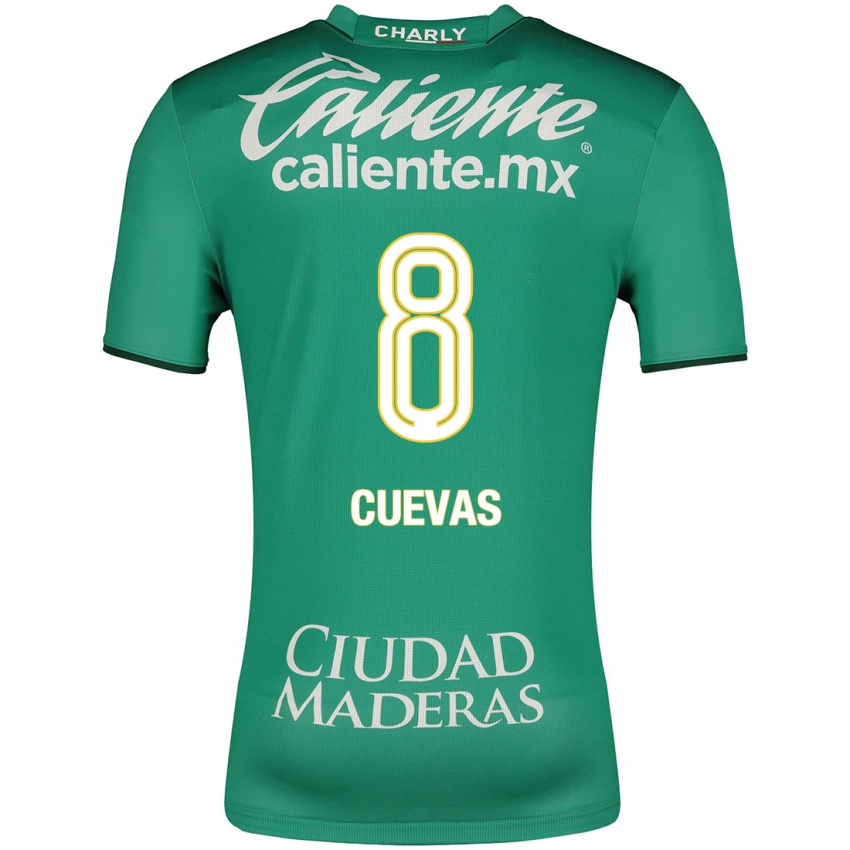 Niño Camiseta Lucero Cuevas #8 Verde 1ª Equipación 2023/24 La Camisa México