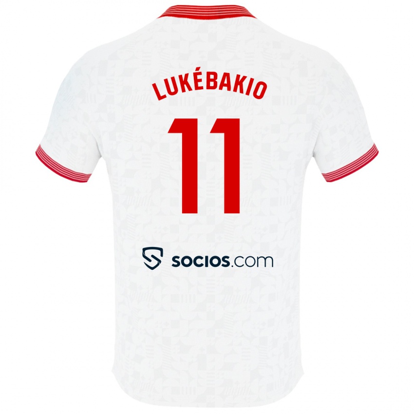 Niño Camiseta Dodi Lukébakio #11 Blanco 1ª Equipación 2023/24 La Camisa México