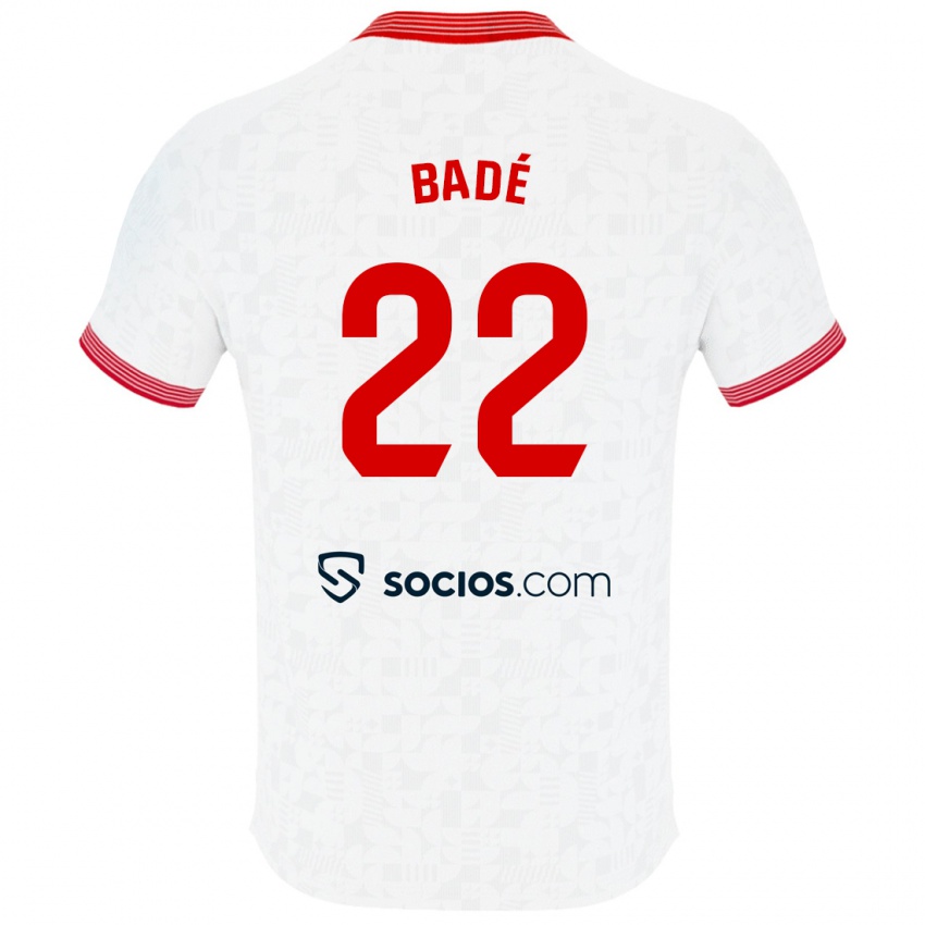 Niño Camiseta Loïc Badé #22 Blanco 1ª Equipación 2023/24 La Camisa México