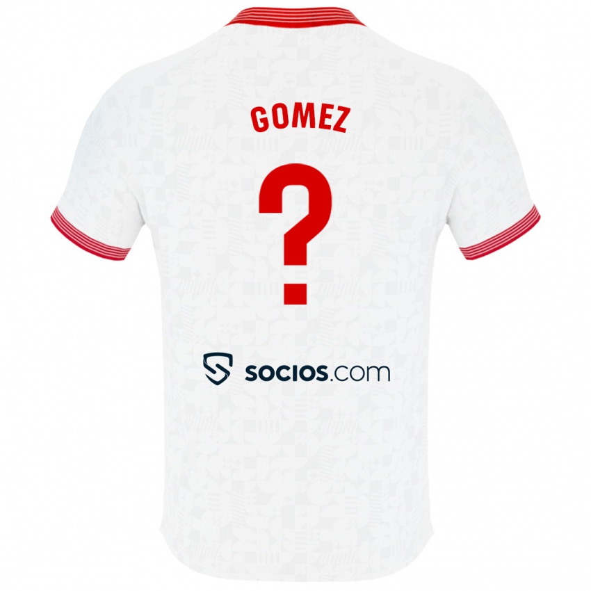 Niño Camiseta Raúl Gómez #0 Blanco 1ª Equipación 2023/24 La Camisa México