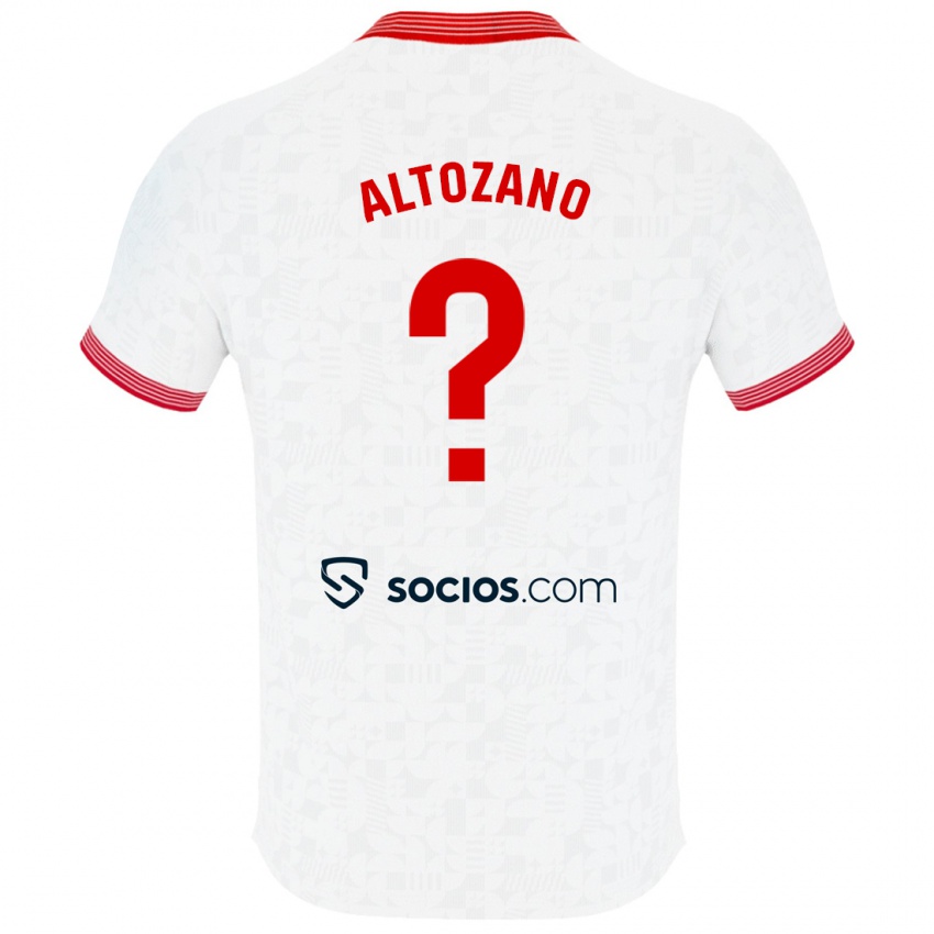 Niño Camiseta Edu Altozano #0 Blanco 1ª Equipación 2023/24 La Camisa México
