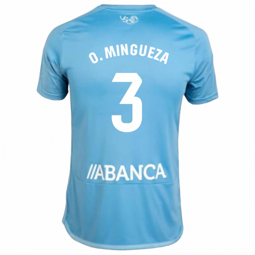 Niño Camiseta Óscar Mingueza #3 Azul 1ª Equipación 2023/24 La Camisa México
