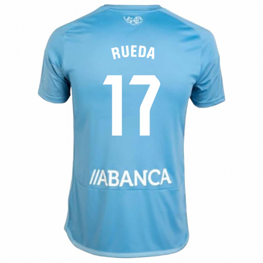 Niño Camiseta Javi Rueda #17 Azul 1ª Equipación 2023/24 La Camisa México