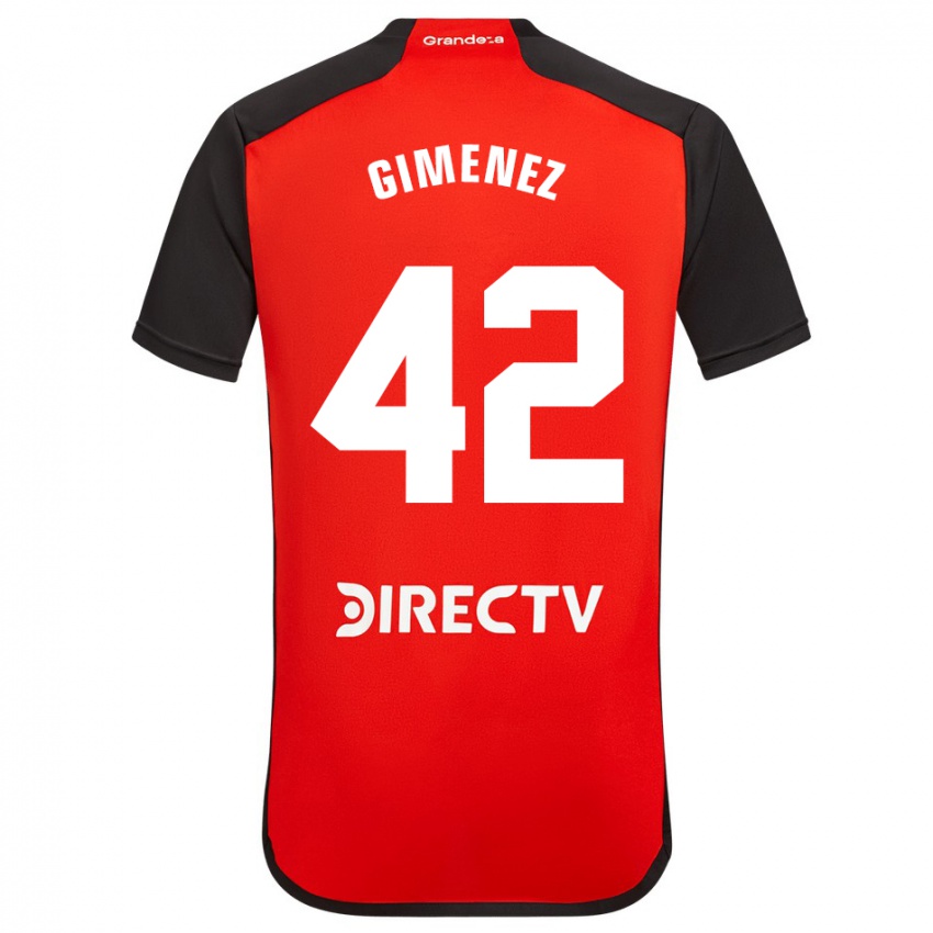 Niño Camiseta Ulises Giménez #42 Rojo 2ª Equipación 2023/24 La Camisa México