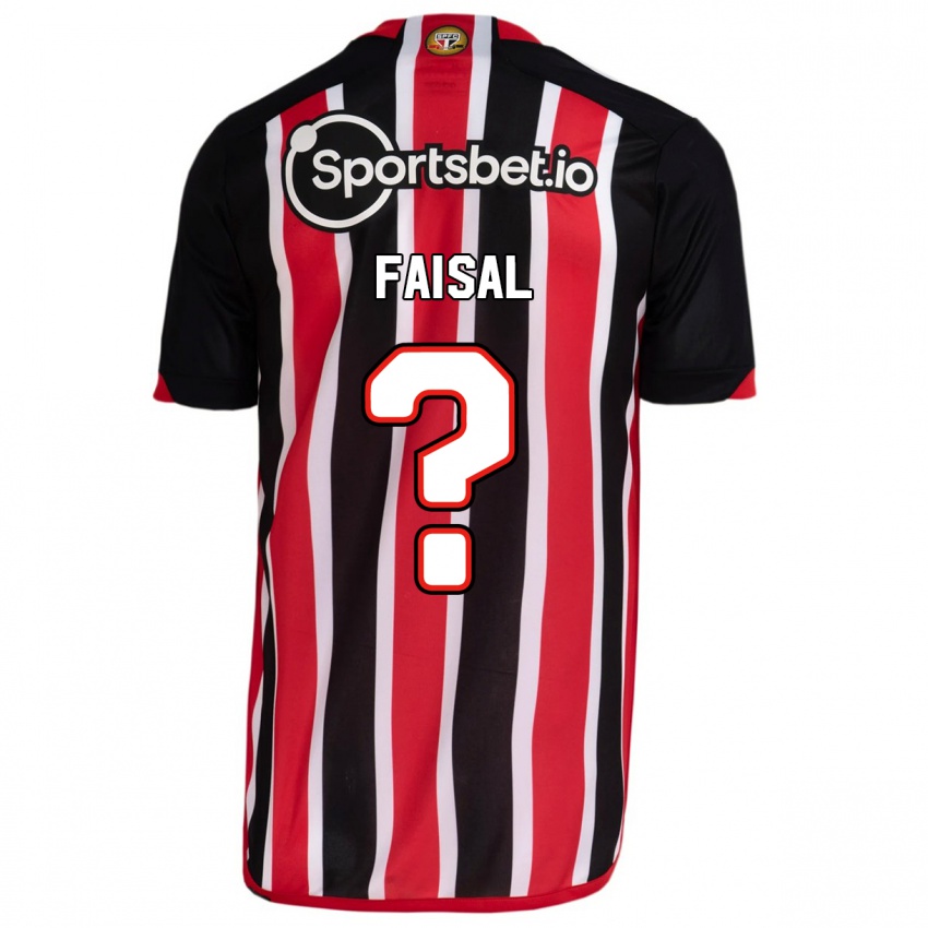 Niño Camiseta King Faisal #0 Azul Rojo 2ª Equipación 2023/24 La Camisa México