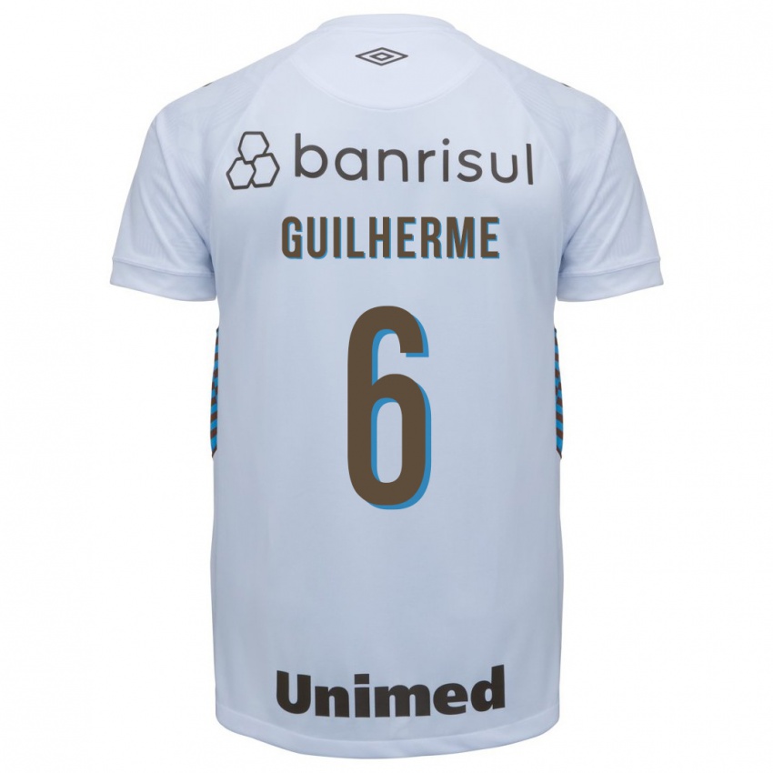Niño Camiseta Zé Guilherme #6 Blanco 2ª Equipación 2023/24 La Camisa México