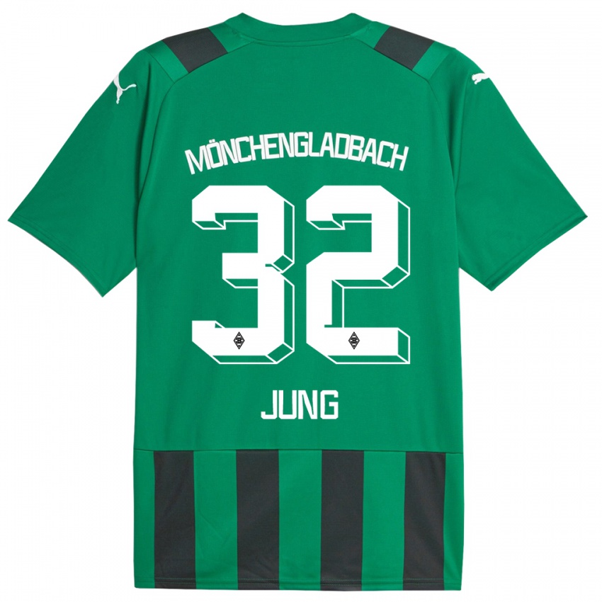 Niño Camiseta In-Gyom Jung #32 Verde Negro 2ª Equipación 2023/24 La Camisa México