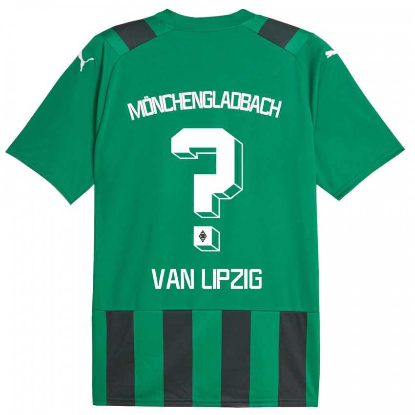 Niño Camiseta Mika Van Lipzig #0 Verde Negro 2ª Equipación 2023/24 La Camisa México