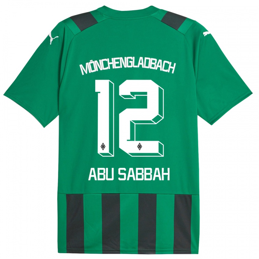 Niño Camiseta Sarah Abu Sabbah #12 Verde Negro 2ª Equipación 2023/24 La Camisa México
