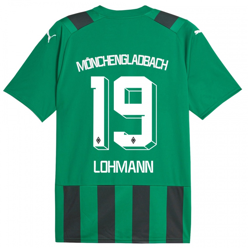 Niño Camiseta Mona Lohmann #19 Verde Negro 2ª Equipación 2023/24 La Camisa México