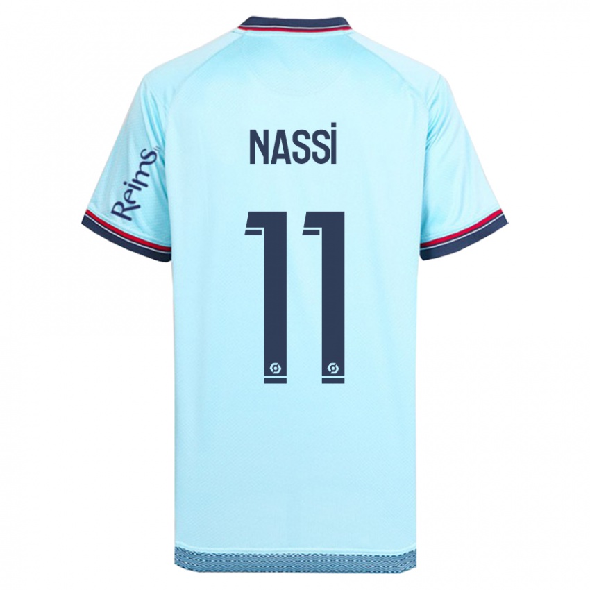 Niño Camiseta Jade Nassi #11 Cielo Azul 2ª Equipación 2023/24 La Camisa México