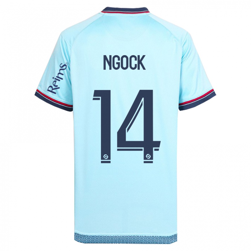 Niño Camiseta Monique Ngock #14 Cielo Azul 2ª Equipación 2023/24 La Camisa México