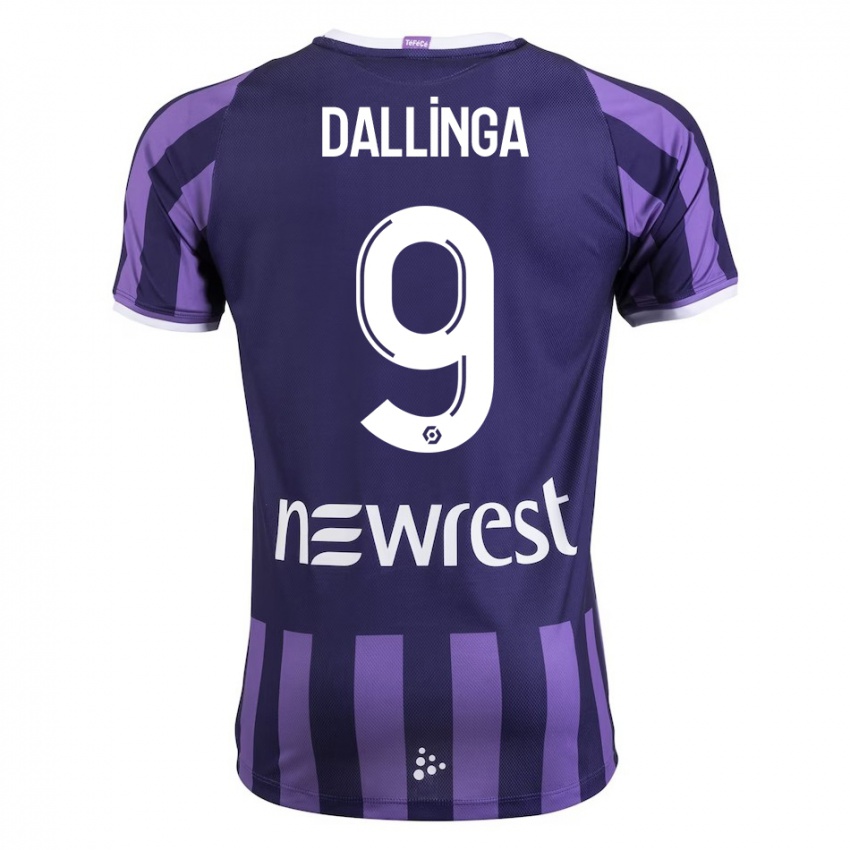 Niño Camiseta Thijs Dallinga #9 Morado 2ª Equipación 2023/24 La Camisa México