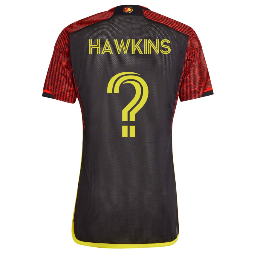 Niño Camiseta Stuart Hawkins #0 Naranja 2ª Equipación 2023/24 La Camisa México