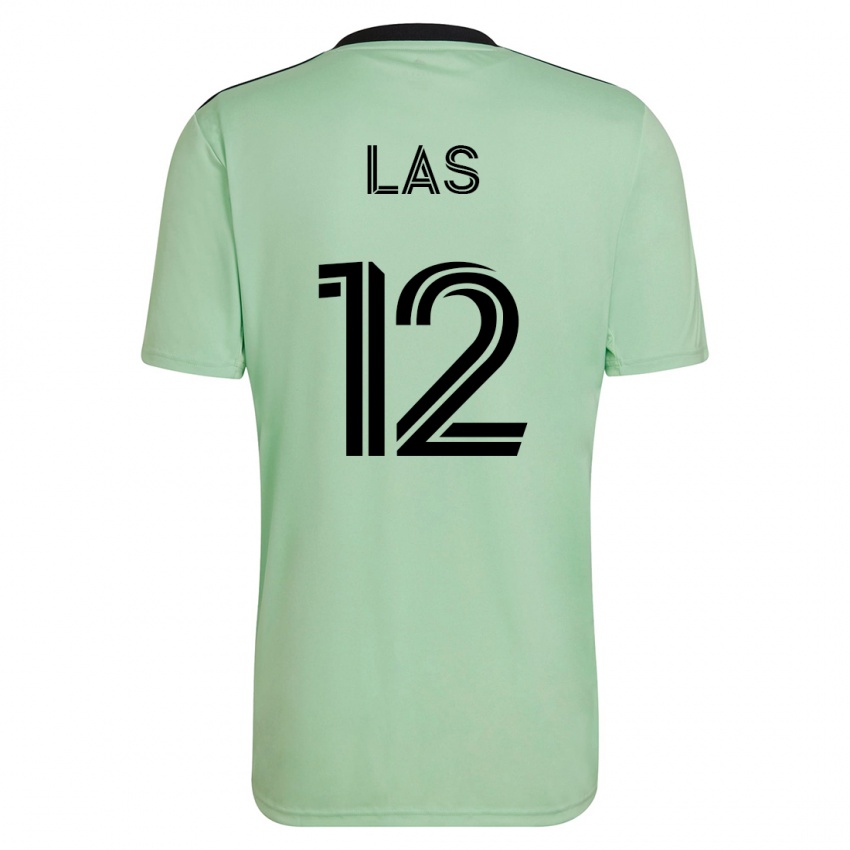 Niño Camiseta Damian Las #12 Verde Claro 2ª Equipación 2023/24 La Camisa México