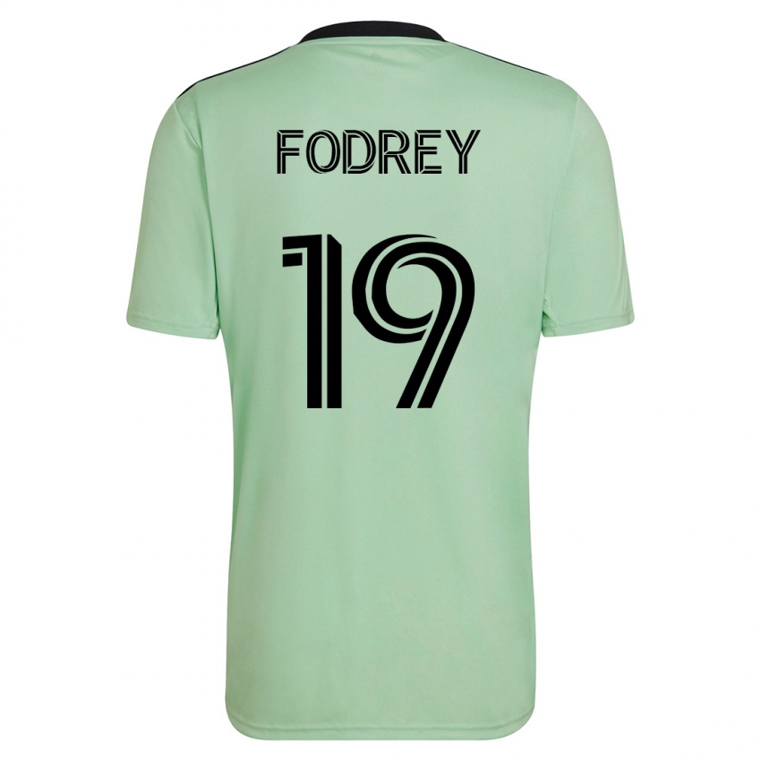 Niño Camiseta Cj Fodrey #19 Verde Claro 2ª Equipación 2023/24 La Camisa México