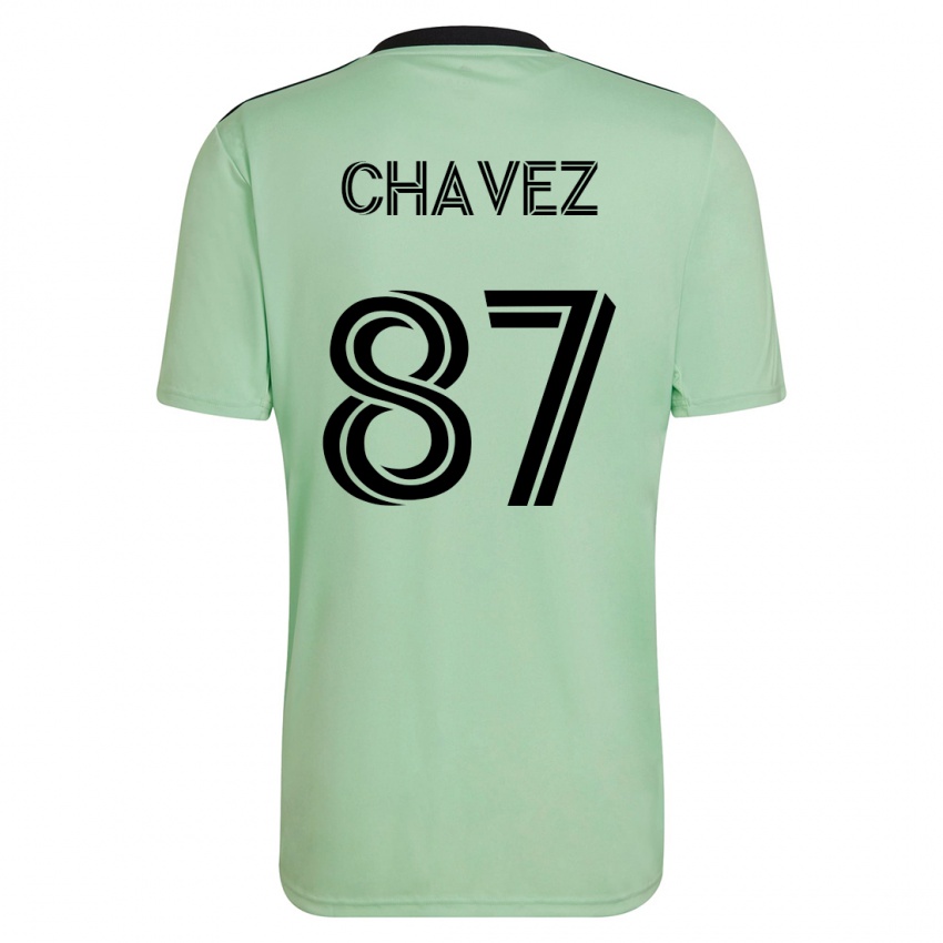Niño Camiseta Alfonso Ocampo-Chávez #87 Verde Claro 2ª Equipación 2023/24 La Camisa México