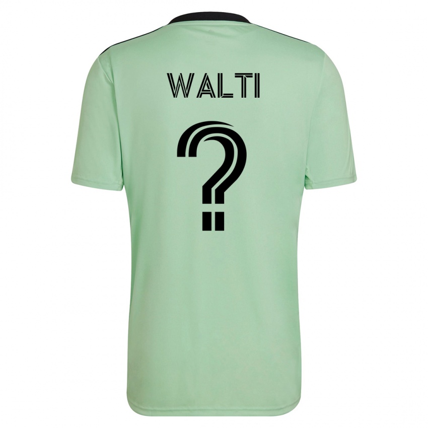 Niño Camiseta Jackson Wälti #0 Verde Claro 2ª Equipación 2023/24 La Camisa México