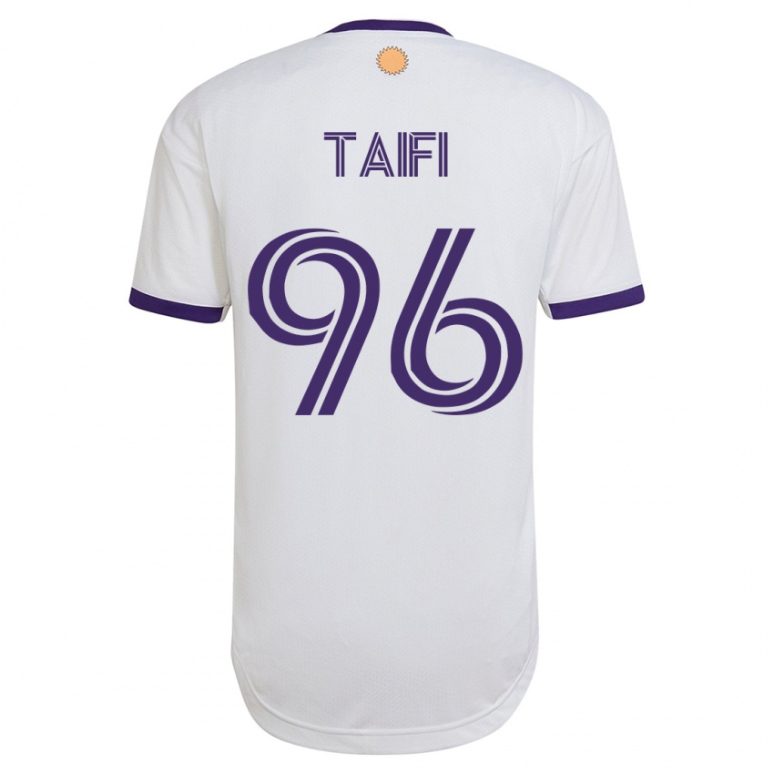Niño Camiseta Zakaria Taifi #96 Blanco 2ª Equipación 2023/24 La Camisa México