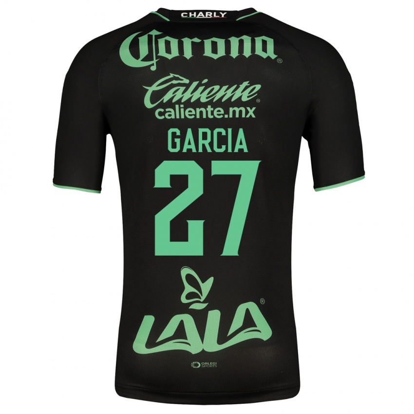 Niño Camiseta Joel García #27 Negro 2ª Equipación 2023/24 La Camisa México