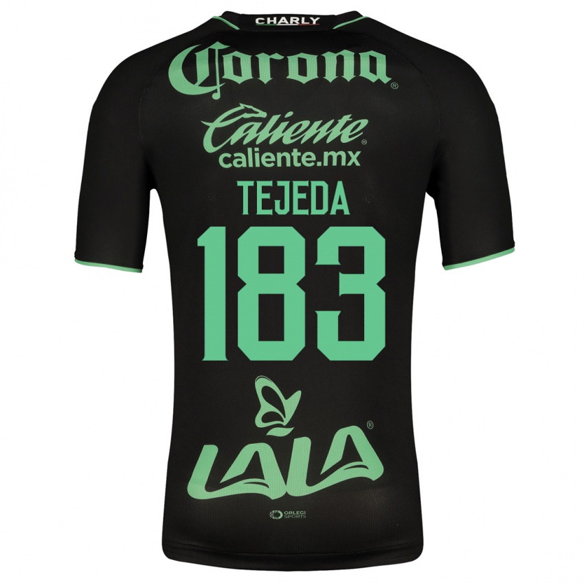 Niño Camiseta Juan Tejeda #183 Negro 2ª Equipación 2023/24 La Camisa México