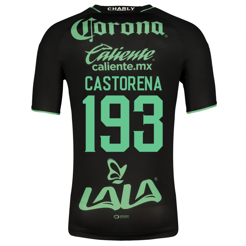 Niño Camiseta Damián Castorena #193 Negro 2ª Equipación 2023/24 La Camisa México