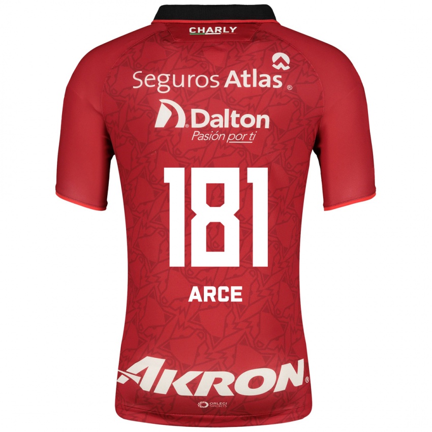 Niño Camiseta Edson Arce #181 Rojo 2ª Equipación 2023/24 La Camisa México