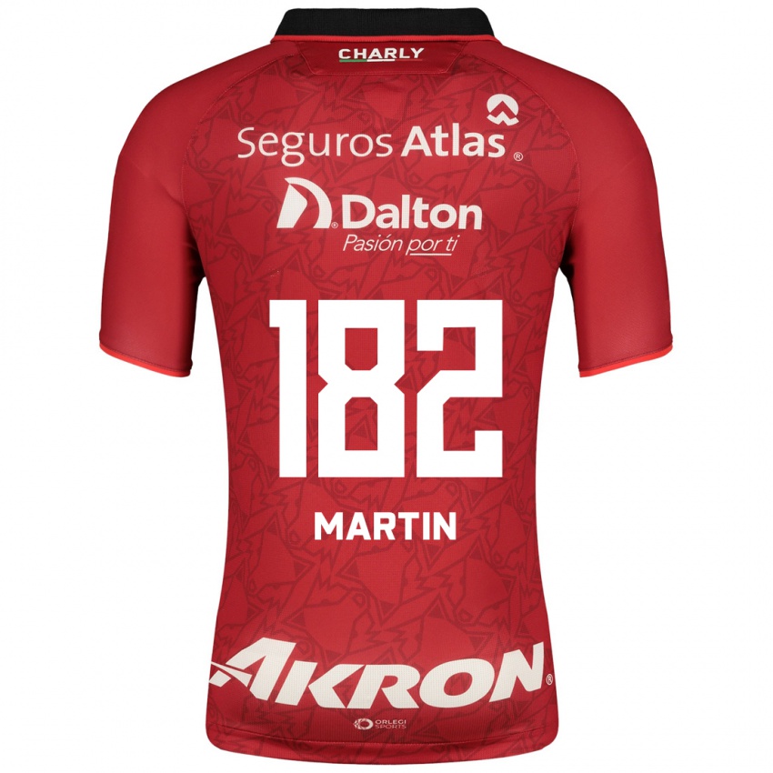 Niño Camiseta Juan Martín #182 Rojo 2ª Equipación 2023/24 La Camisa México