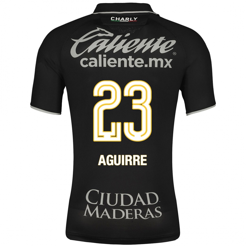Niño Camiseta Zoe Aguirre #23 Negro 2ª Equipación 2023/24 La Camisa México