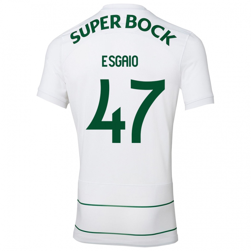 Niño Camiseta Ricardo Esgaio #47 Blanco 2ª Equipación 2023/24 La Camisa México