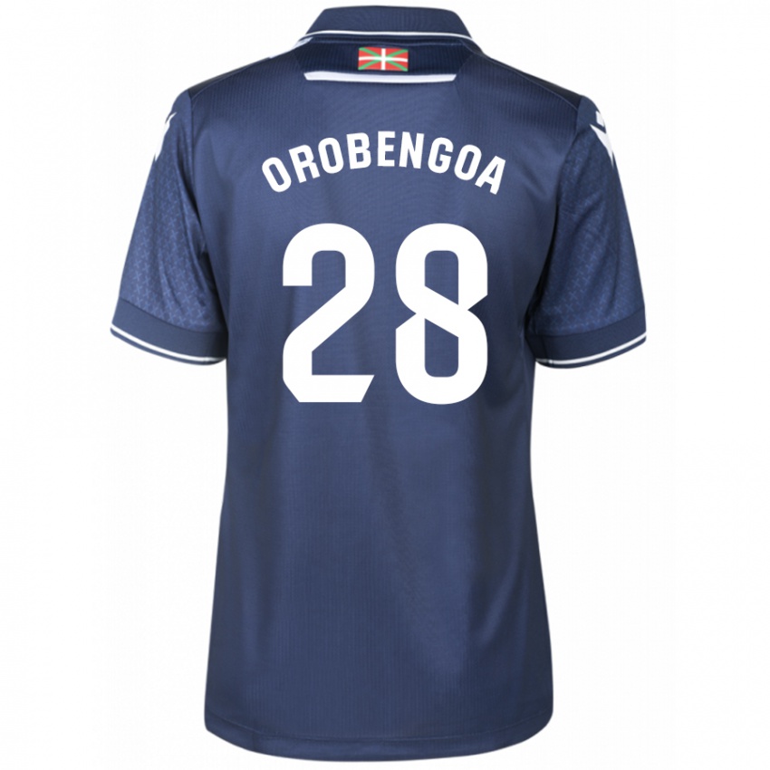 Niño Camiseta Ekain Orobengoa #28 Armada 2ª Equipación 2023/24 La Camisa México