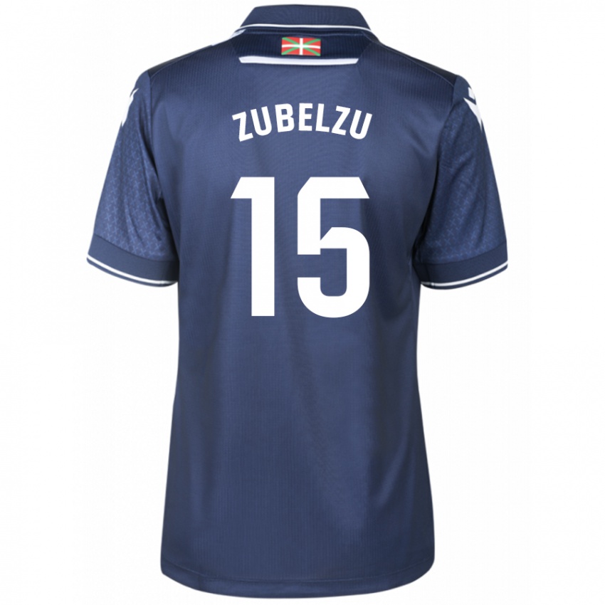 Niño Camiseta Julen Zubelzu #15 Armada 2ª Equipación 2023/24 La Camisa México