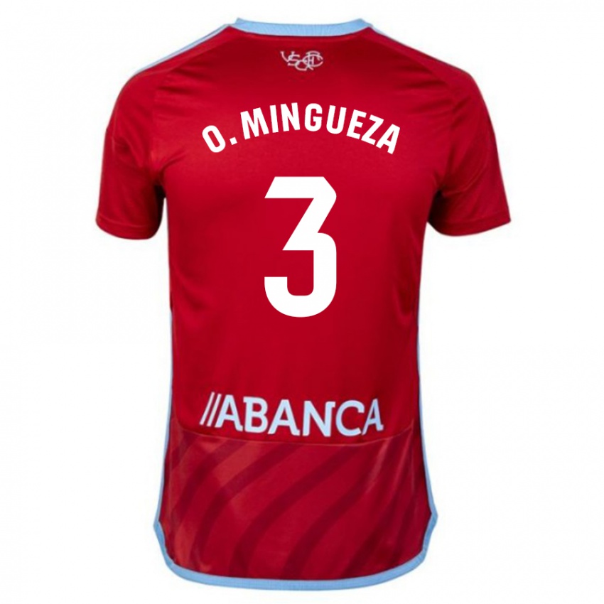 Niño Camiseta Óscar Mingueza #3 Rojo 2ª Equipación 2023/24 La Camisa México