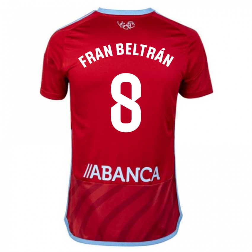 Niño Camiseta Fran Beltrán #8 Rojo 2ª Equipación 2023/24 La Camisa México