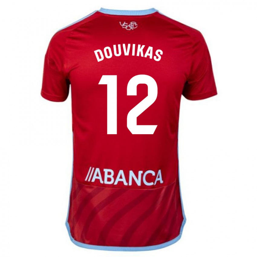 Niño Camiseta Anastasios Douvikas #12 Rojo 2ª Equipación 2023/24 La Camisa México