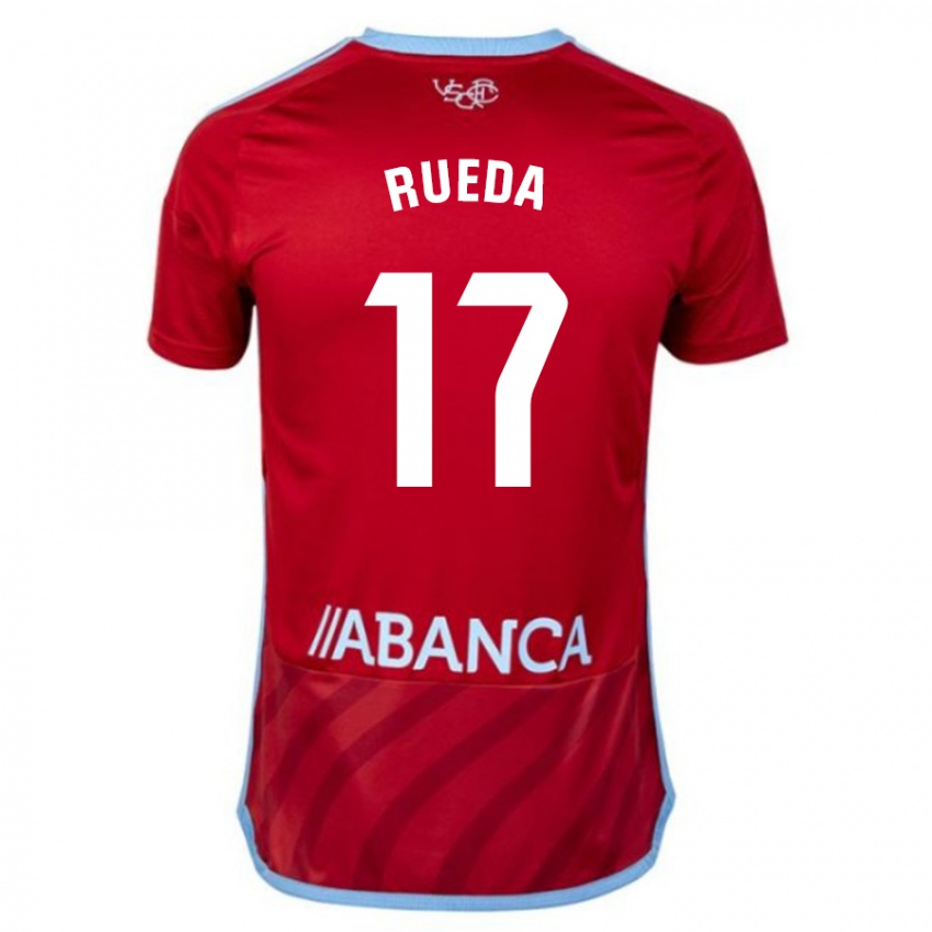 Niño Camiseta Javi Rueda #17 Rojo 2ª Equipación 2023/24 La Camisa México