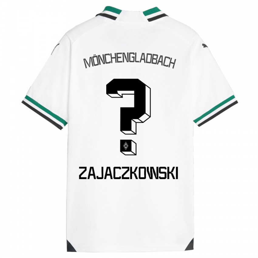 Hombre Camiseta Vincent Zajaczkowski #0 Blanco Verde 1ª Equipación 2023/24 La Camisa México