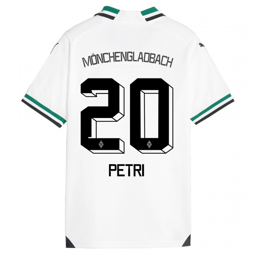 Hombre Camiseta Paula Petri #20 Blanco Verde 1ª Equipación 2023/24 La Camisa México