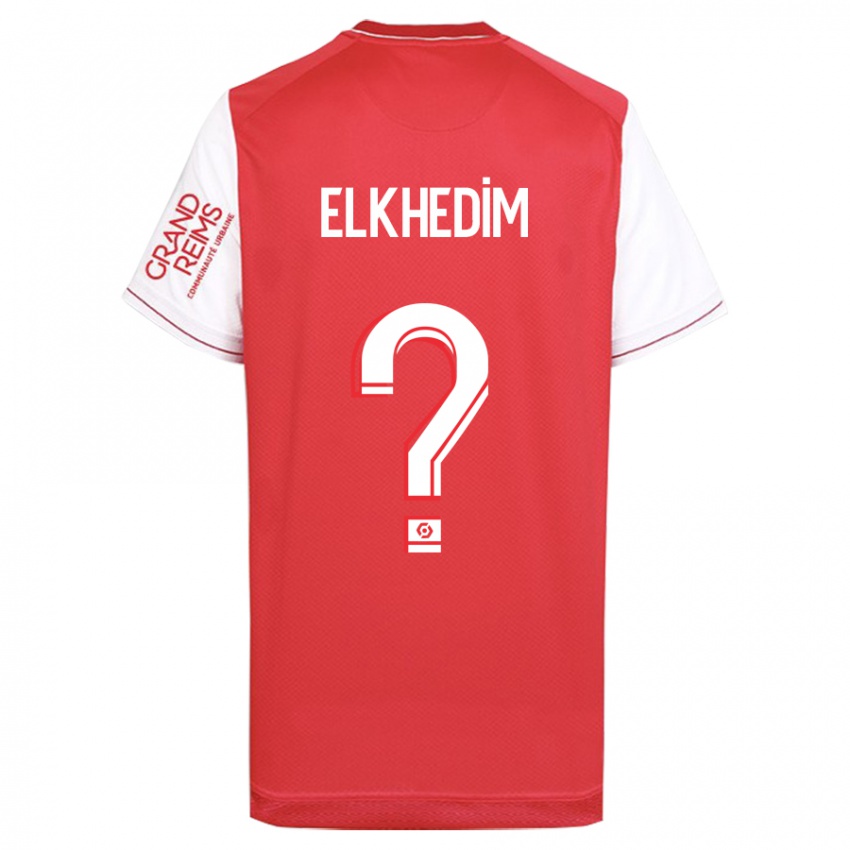 Hombre Camiseta Abdenoor Elkhedim #0 Rojo 1ª Equipación 2023/24 La Camisa México